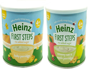 HEINZ Baby Porridge Creamy Oat Apple Porridge Pack of 2