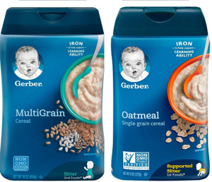 Gerber oatmeal store cereal 16 oz