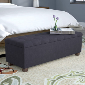 Febonic Darrah Upholstered Storage Bench Solid Wood Settee Price