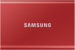 SAMSUNG T7 500 GB External Solid State Drive(Red)