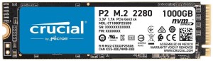 Crucial MX500 3D NAND SATA M.2 1 TB Laptop, Desktop Internal Solid State Drive (P2 NVMe CT1000P2SSD8)