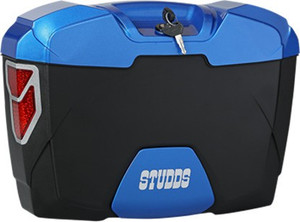 STUDDS Luggage Box Blue Black Plastic Motorbike Saddlebag Price in India Buy STUDDS Luggage Box Blue Black Plastic Motorbike Saddlebag online at Flipkart