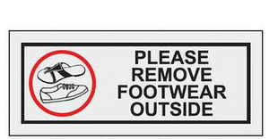 Keep your footwears outside outlet