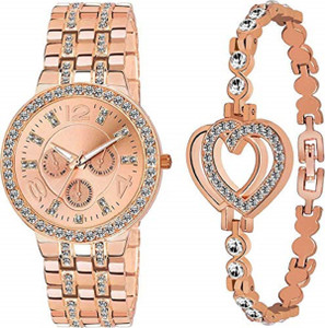 Flipkart rose clearance gold watch