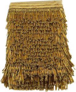 GOELX Heavy Latkan Hanging Tassel Lace for Dresses Sarees Lehenga Borders Bags Art Craft and All Decoration Works Antique Lace Reel Price in India Buy GOELX Heavy Latkan Hanging