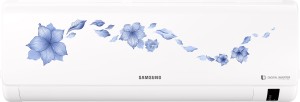 Samsung 1 Ton 3 Star Split Inverter AC  - White(AR12NV3HLTR_MPS, Alloy Condenser)