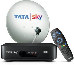 tata sky HD SATELLITE RECEIVER High definition viewing with Dolby Surround Sound Media Streaming Device(Black)