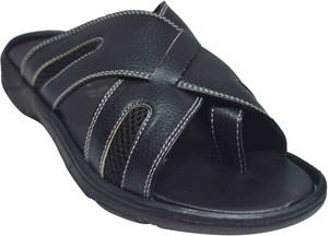 AJANTA Men Black Sandals Buy AJANTA Men Black Sandals Online at