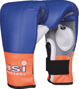 Orange boxing gloves store