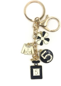 Good Goody Chanel No.5 (Multicolor) Keyring, Dress,Perfume, Heavy Fancy  Jewellery Accessory and Key Chain