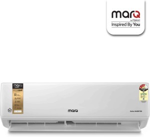 MarQ by Flipkart 1.5 Ton 3 Star Split Dual Inverter AC with Wi-fi Connect  - White(FKAC153SIASMART, Copper Condenser)
