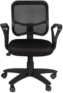 RS Enterprises VIZOLT ROYAL CB OFFICE CHAIR Fabric Office Adjustable Arm Chair