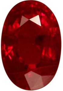 TEJVIJ AND SONS 9.25 Ratti Certified Ruby Manik Gemstone Stone Ruby Ring