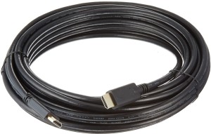 MKAYZINNIE hdmi 5 meter 5 m HDMI Cable(Compatible with LAPTOP, PC, GAMING CONSOLES, LED TV, SET TOP BOX, Black, One Cable)
