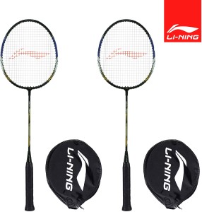 LI-NING XP-70-IV Black, Gold Strung Badminton Racquet