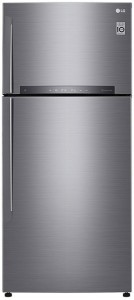 LG 547 L Frost Free Double Door 3 Star (2020) Refrigerator(Shiny Steel, GN-H702HLHQ)