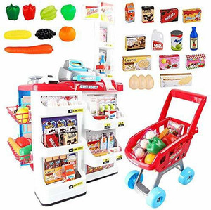 Khilona House Big Size Supermarket Kit for Kids Super Market Set