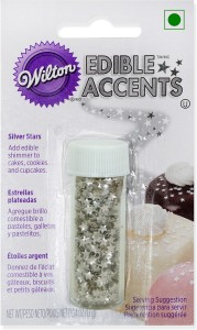 Rhinestone Silver Edible Glitter, 25g Jar | Fancy Sprinkles