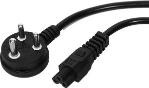 Rhonnium IIVX - UPort 3 Pin Power Cable IEC Mains Kettle Lead Cord for Desktop PC/Monitor/SMPS/Printer 2.5 A 1.5 m Power Cord(Compatible with Laptop Adapter, Jade Black, One Cable)