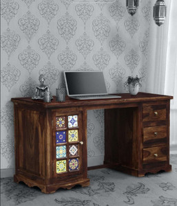 Pepperfry study deals table sheesham