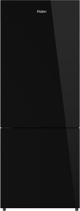 Haier 320 L Frost Free Double Door 2 Star (2020) Refrigerator(Black Glass, HRB-3404PBG-E)