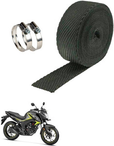 PrtSc 3 Meter Black Bike Silencer Wrap for Hoda CB Hornet 160 Bike