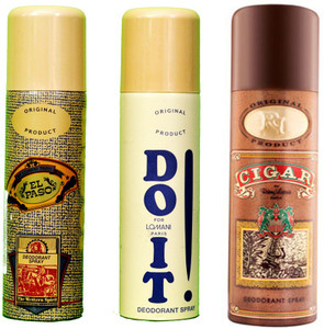 LOMANI Elpaso Do it and Cigar Deodorant Spray For Men Women