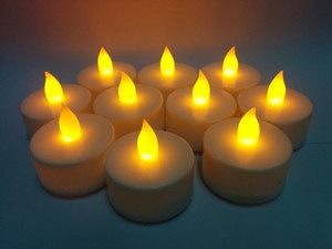 Om108 Pack of 10 Bright led tea light candle for decoration and