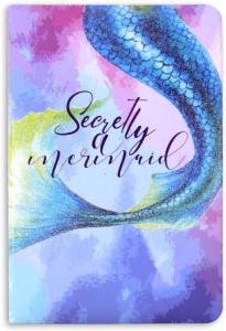 Doodle Mermaid Flow Notebook A5 Notebook Ruled 160 Pages