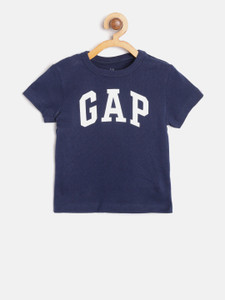 Flipkart GAP Baby Boys Printed Pure Cotton T Shirt Round Neck