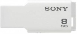 SONY USM8M1/W 8 GB Pen Drive(White)
