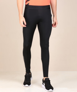 ADIDAS Solid Men Black Tights Buy ADIDAS Solid Men Black Tights
