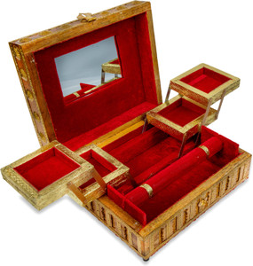 NAVRANG Jewelry Box Wedding gift Box Bangle Box Wood Jewellery Box Wedding Rakhi Gift Box Wedding Return Gift Vanity Box Price in India Buy NAVRANG Jewelry Box Wedding gift