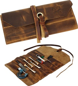 Rustic Town Leather Tool Roll Up Pouch Leather Tool kit Wrench