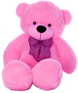 MakeUWish 3 Feet Dark Pink Teddy Soft Smooth Teddy Bear 91 cm