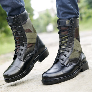 Black army style boots new arrivals