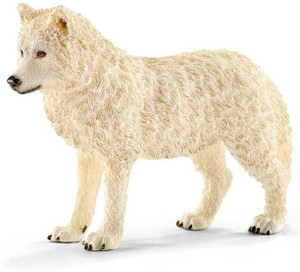 Arctic wolf figurines best sale