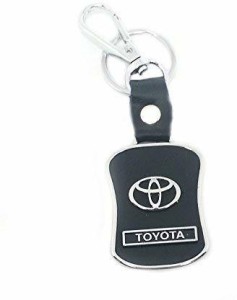 Andride Toyota leather imported key chain key ring with chrome car logo for  etios liva corolla innova camry fortuner cars Key Chain Price in India -  Buy Andride Toyota leather imported key