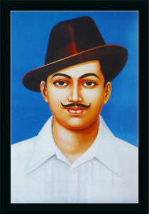 Buy Bhagat Singh Large Size Water color painting on Heavy Chart Handmade  Painting by JATINDER PAL SINGH. Code:ART_7399_47412 - Paintings for Sale  online in India.