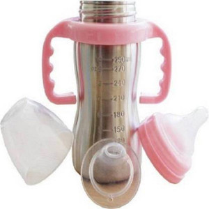 Stainless steel baby hotsell bottle with handle
