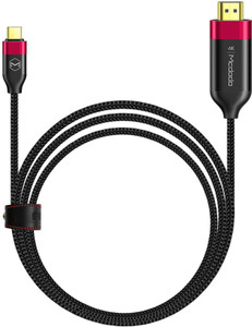 Mcdodo HDMI Cable 2 m USB C to HDMI 10Gbps 4K by 60Hz 6.56Ft USB Type C to HDMI Cable Compatible with 2017 2018 MacBook Pro Surface Book 2 Samsung Galaxy S9 S8