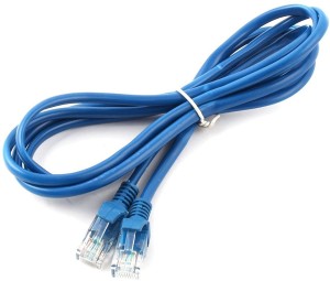 Rhonnium ™VXI - Network Cable Internet Cable rj45 Cable LAN Wire High Speed 2 m LAN Cable(Compatible with INTERNET, Scarlet Blue)