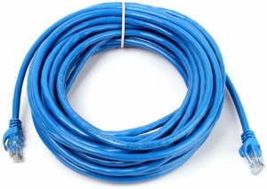 Rhonnium ™VXI - cat5e ethernet Cable, Internet Cable Network Cable rj45 Cable 3 m LAN Cable(Compatible with internet, Scarlet Blue)