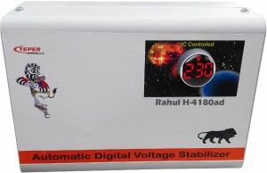 Rahul H-4180ad Best Suitable For 1.5 Tonns Air Conditioners In Put 170-280 Volt 2 Booster,Automatic Digital Voltage Stabilizer Automatic Voltage Stabilizer(White)