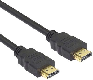 sriaarnika HDMI Male to Male Cable 1.5 MTR 1.5 m HDMI Cable(Compatible with Mobile, Laptop, Tablet, Mp3, Gaming Device, Black, One Cable)