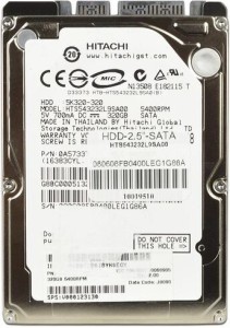 Hitachi 320gbhitachi 320 GB Laptop Internal Hard Disk Drive (HDD