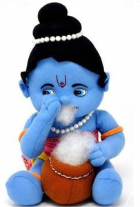 GOD GIFT GALLERY Krishna ji stuffed toy for kids 25 cm Krishna