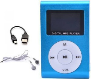 1923aholic Mini MP3 Player Portable music player with Data Cable & Earphone, TF/SD Card Support pocket Clip mp3 player for Jogging, Running, Gym,Exercise 32 GB MP3 Player 32 GB MP3 Player(Multicolor, 1 Display)