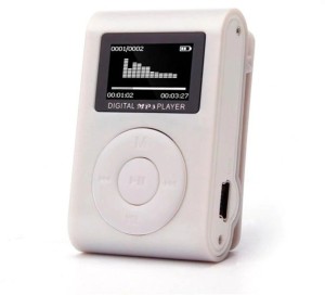 TECHOMANIA New Quality MP3 Player Sport Compact Mini Clip Digital 32 GB MP3 Player 32 GB MP3 Player(White, 1 Display)