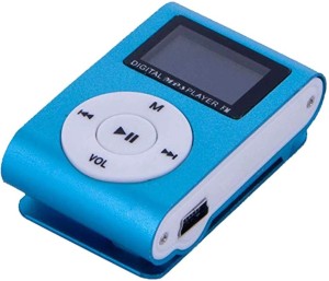 Worricow Audio Digital Player LED Screen with Stereo Sound good quality earphone 32 GB MP3 Player(Blue, 1 Display)